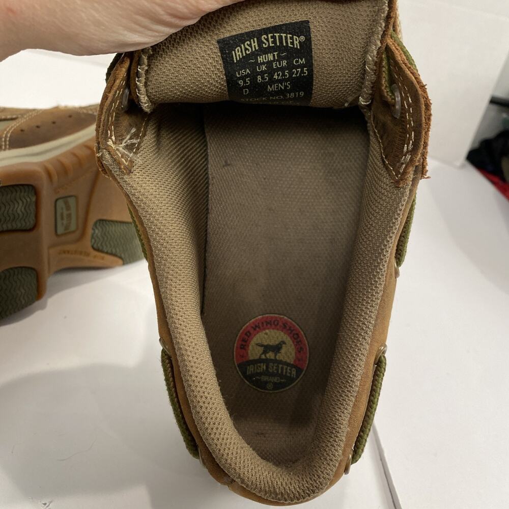 Red Wing Irish Setter Lakeside Slip On Boat Shoes Men's Sz 9.5 D - Picture 7 of 8